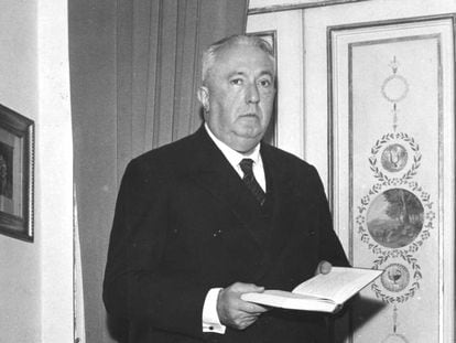 Carlo Emilio Gadda en 1957.