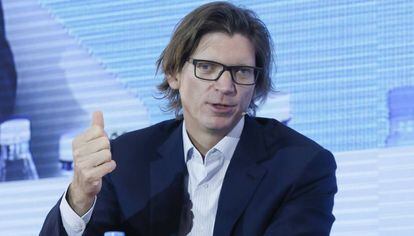 Niklas Zennström durante su conferencia en South Summit Madrid.