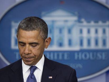 Obama, en la Casa Blanca.