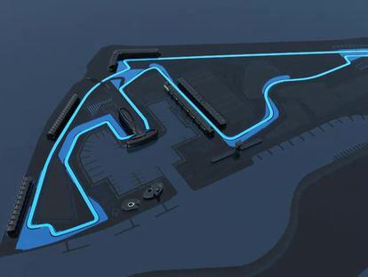 Vuelta virtual al circuito Yas Marina (Abu Dabi)