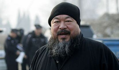 Ai Weiwei en el tribunal de Wenyuhe en Pekín.