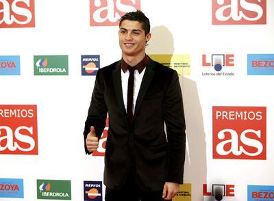 Cristiano Ronaldo, en la gala de los premios As.