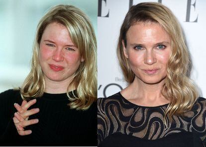 El cambio radical de la actriz Renée Zellweger.