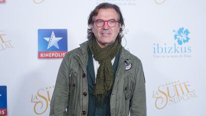 El expresentador Pepe Navarrol, durante un estreno en Madrid, en enero de 2020.