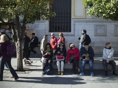 Avenida de la Constituci&oacute;n de Sevilla.