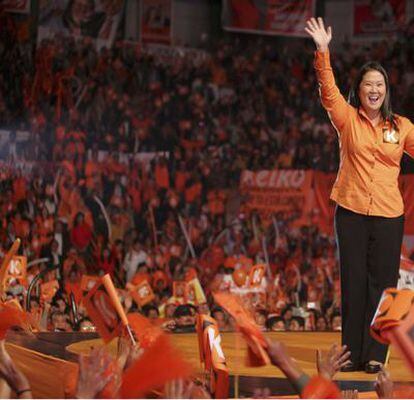 Keiko Fujimori, el pasado año en la presentación de su partido Fuerza 2011