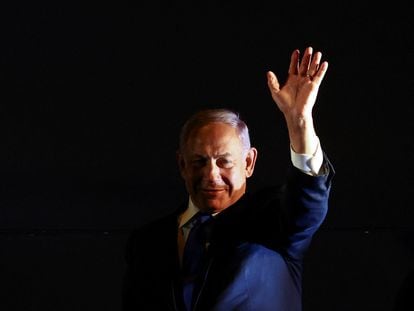 El ex primer ministro israelí Benjamín Netanyahu, en un acto en abril en Jerusalén.