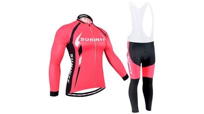 Jersey de ciclismo de invierno para hombre, manga larga, chaqueta térmica  para bicicleta, calentador de ciclismo de carretera