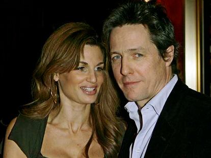 Hugh Grant y Jemima Khan