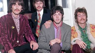 George Harrison, Ringo Starr, Paul McCartney y John Lennon: The Beatles en 1967.