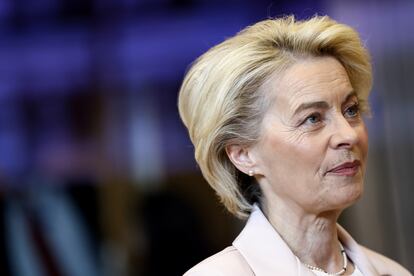 Ursula von der Leyen, president of the European Commission, on Thursday at the body's headquarters in Brussels.