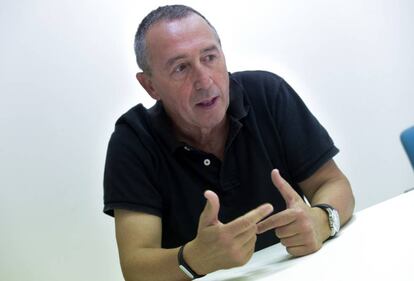 Joan Baldoví, portavoz de Compromís en el Congreso de Diputados, durante la entrevista.