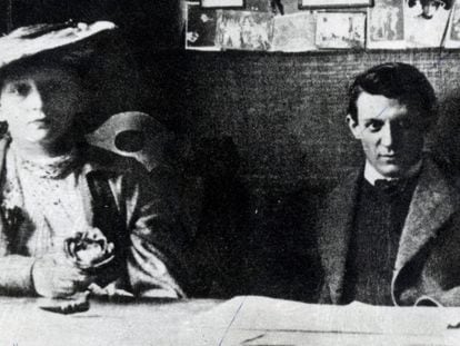 Fernande Oliver y Pablo Picasso, en una fotografía sin datar.