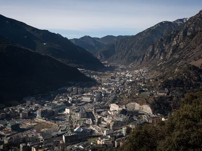 Vista general de Andorra la Vella.