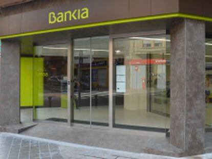 Imagen de la nueva sucursal de Bankia.