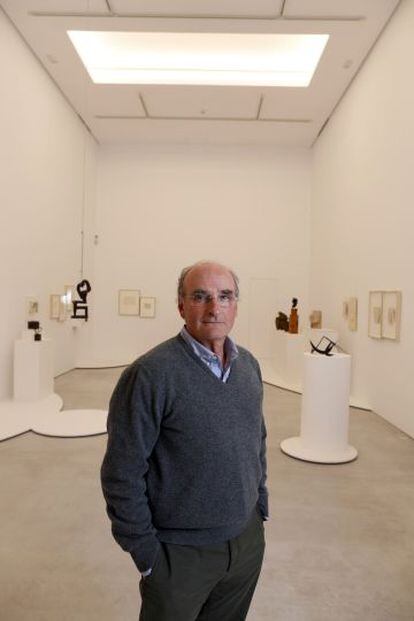 Ignacio Chillida, hijo del artista, en Madrid. 