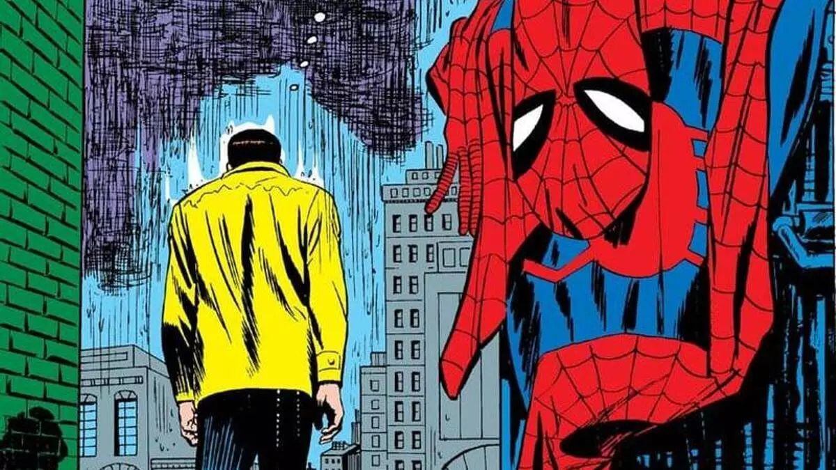 Detalle de una viñeta de 'El asombroso Spiderman 50', dibujada por John Romita y publicada por Marvel.