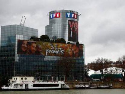 Sede de la cadena de televisión TF1, en Boulogne-Billancourt, cerca de París.