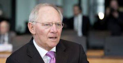 El ministro alemán de Finanzas, Wolfgang Schäuble.