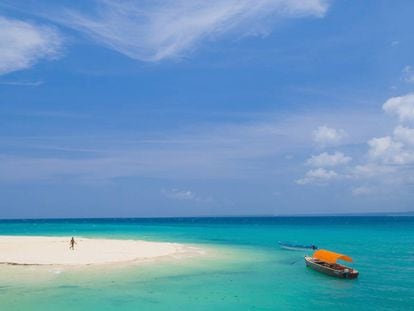 Una playa de la isla tanzana de Zanzíbar.