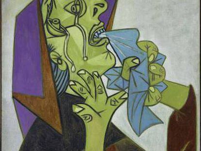 &#039;Cabeza de mujer llorando con pa&ntilde;uelo III&#039;, de Picasso.&nbsp;