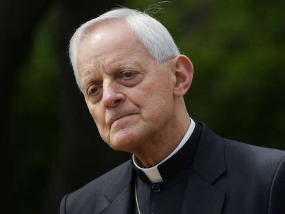 Donald Wuerl, el arzobispo de Washington que ha presentado su renuncia al Papa, en mayo de 2017 en la capital estadounidense.