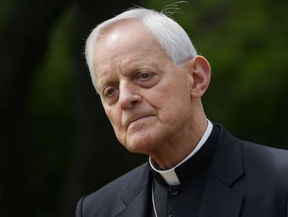 Donald Wuerl, el arzobispo de Washington que ha presentado su renuncia al Papa, en mayo de 2017 en la capital estadounidense.