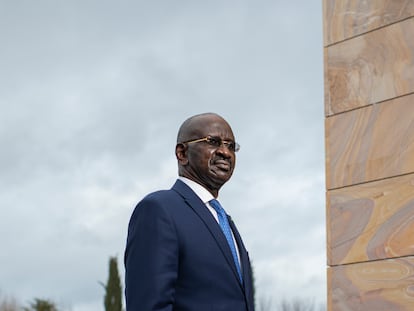 El ministro del Interior de Mauritania, el lunes en Madrid.