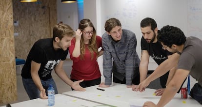 Parte del equipo de Plain Concepts.