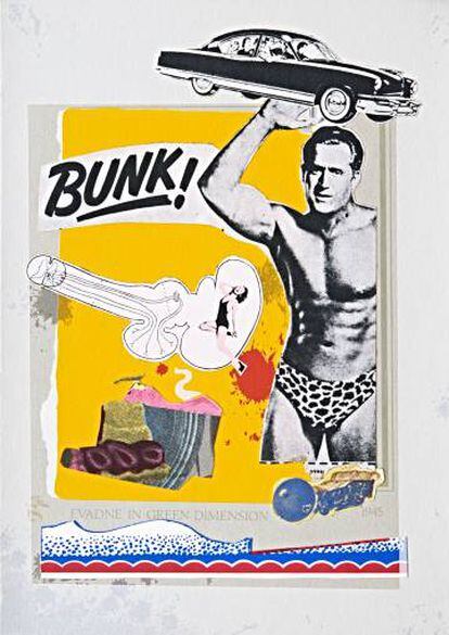 'Bunk: Evadne in Green Dimension' (1952−19729), de Eduardo Paolozzi.