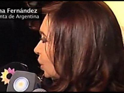 La presidenta argentina, Cristina Fernández.