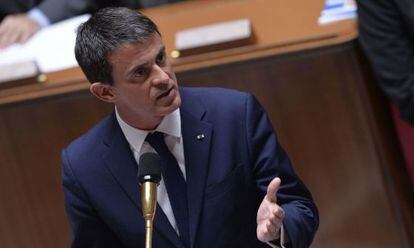 El primer ministro franc&eacute;s, Manuel Valls, este mi&eacute;rcoles. 