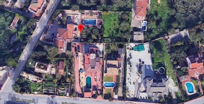 Vista aérea de una de las viviendas a subasta.