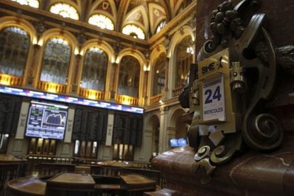 Bolsa de Madrid.