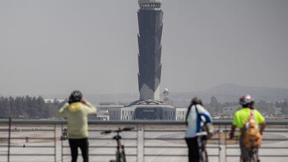 La torre de control del Aeropuerto Internacional Felipe Ángeles.