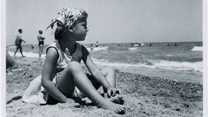 Beatriz Colomina en el verano de 1957