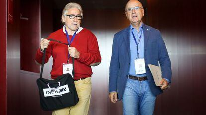 Los diputados Josep Sánchez-Llibre (i) y Josep Antoni Duran i Lleida (d)