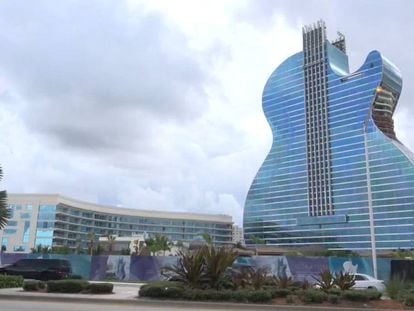 El complejo hotelero Fort Lauderdale en Florida (Estados Unidos). En vídeo, así será el primer Hotel Guitarra del mundo.