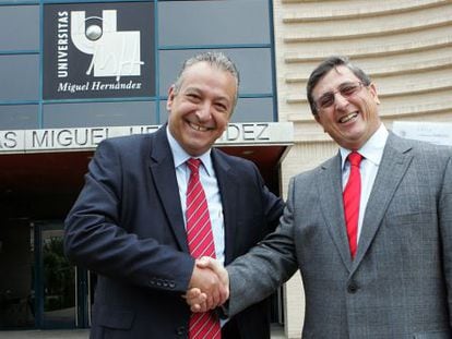 Carlos Pastor y Jes&uacute;s Tadeo Pastor en las elecciones de 2011.