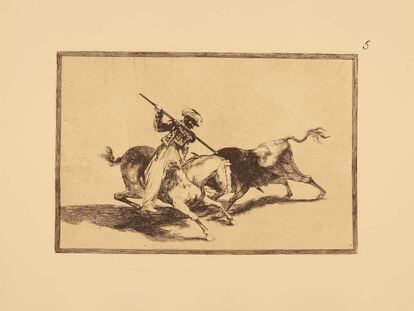 Uno de los 40 grabados de Goya que subastará la Calcografía Nacional de Madrid a través de eBay y que se exhibirán en Ifema durante Almoneda Antik Passion.