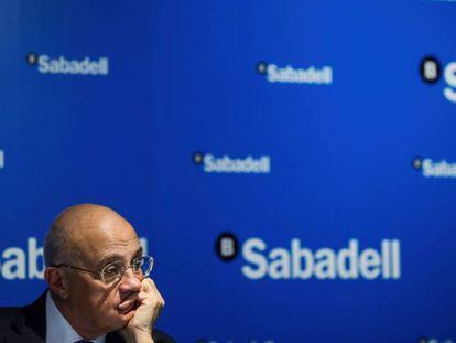 El presidente del Banco Sabadell, Josep Oliu. 