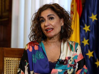 La ministra de Hacienda y Función Pública, María Jesús Montero.