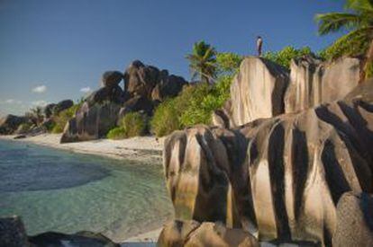 Playa de la Fuente de Plata, en las Seychelles.