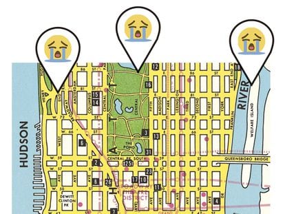 ¿Dónde llorar en Nueva York, una ciudad con gente por todas partes? Algunos usuarios de Internet han hecho una guía para sortear el problema.