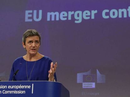 La comisaria de Competencia, Margrethe Vestager