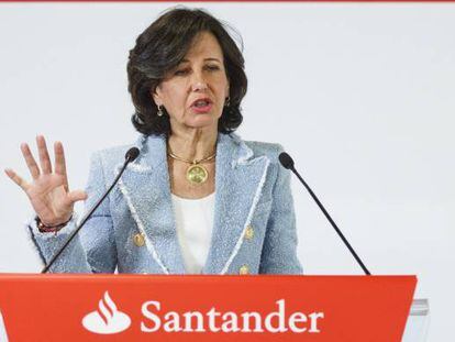Ana Botin, presidenta de Banco Santander.