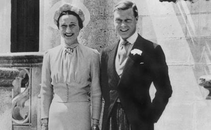 Los duques de Windsor, el día de su boda en 1937.