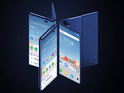 TCL Fold 'n Roll: así es el primer smartphone que se dobla y enrolla a la vez