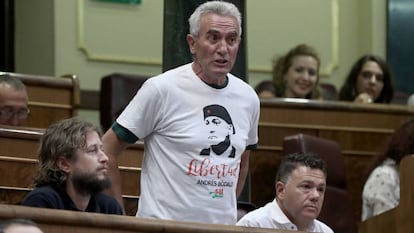 El diputado de Unidos Podemos Diego Cañamero.