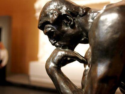 'El pensador', escultura de Auguste Rodin.